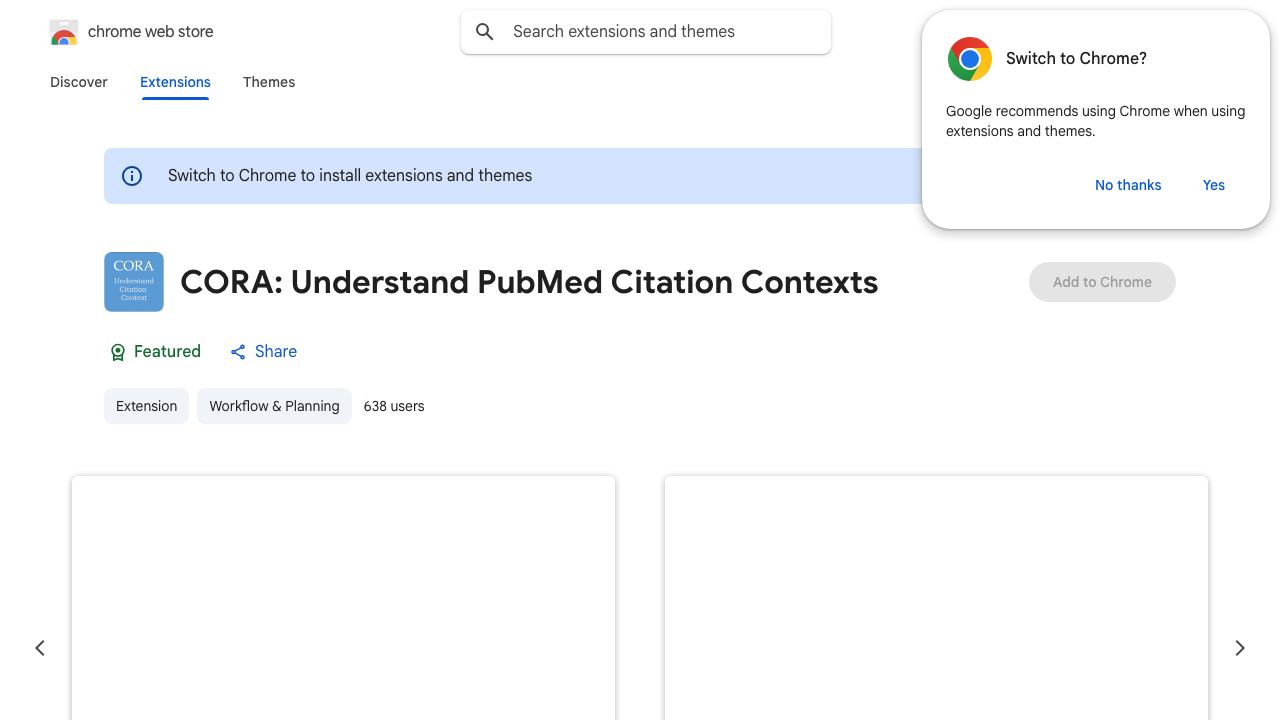 CORA: Understand PubMed Citation Contexts 网站截图