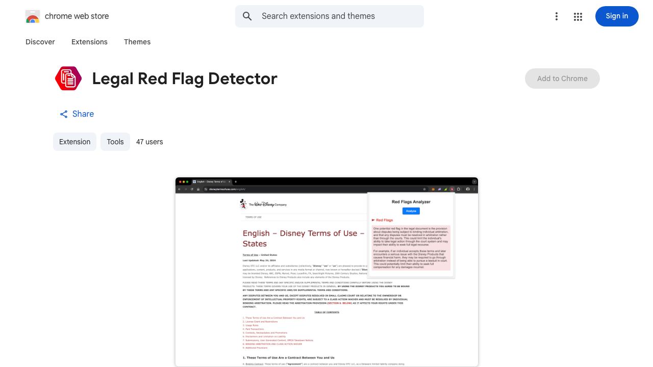 Legal Red Flag Detector 网站截图