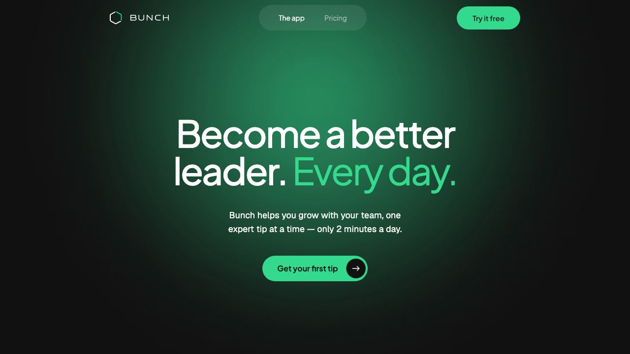 Bunch 网站截图