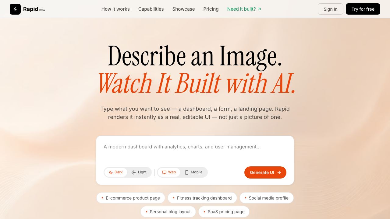 Lexica AI website screenshot