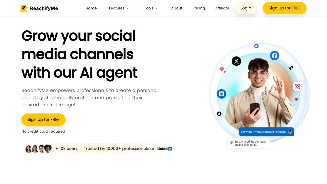 ReachifyMe 网站截图