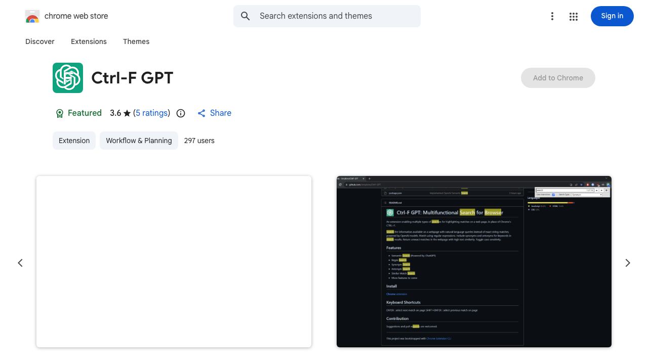 Ctrl-F GPT 网站截图