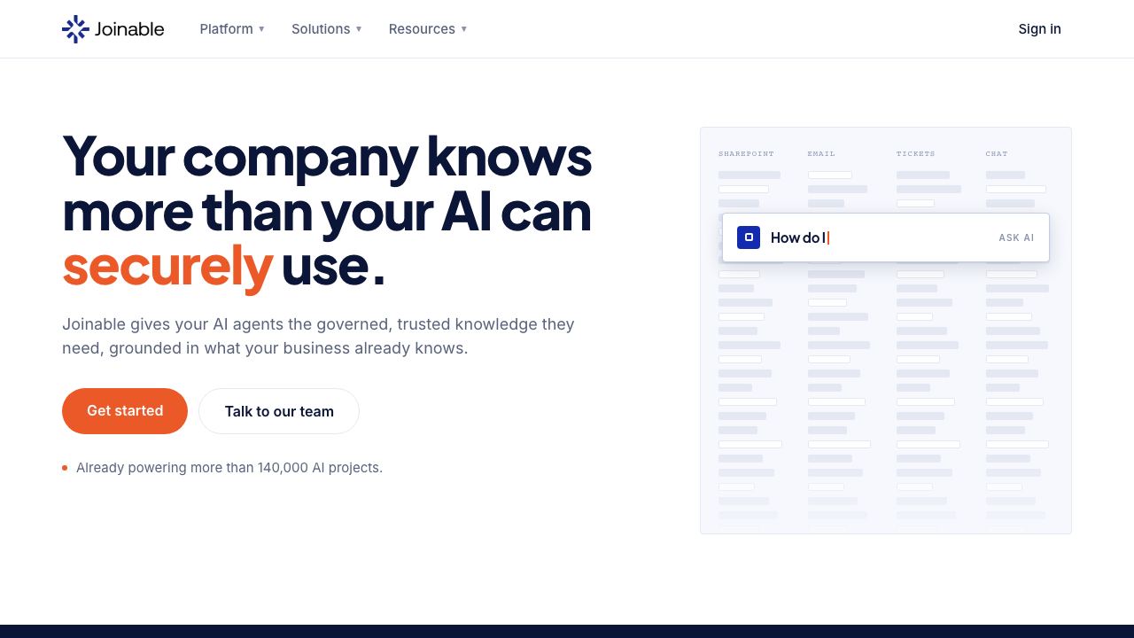 TNAC.ai 网站截图