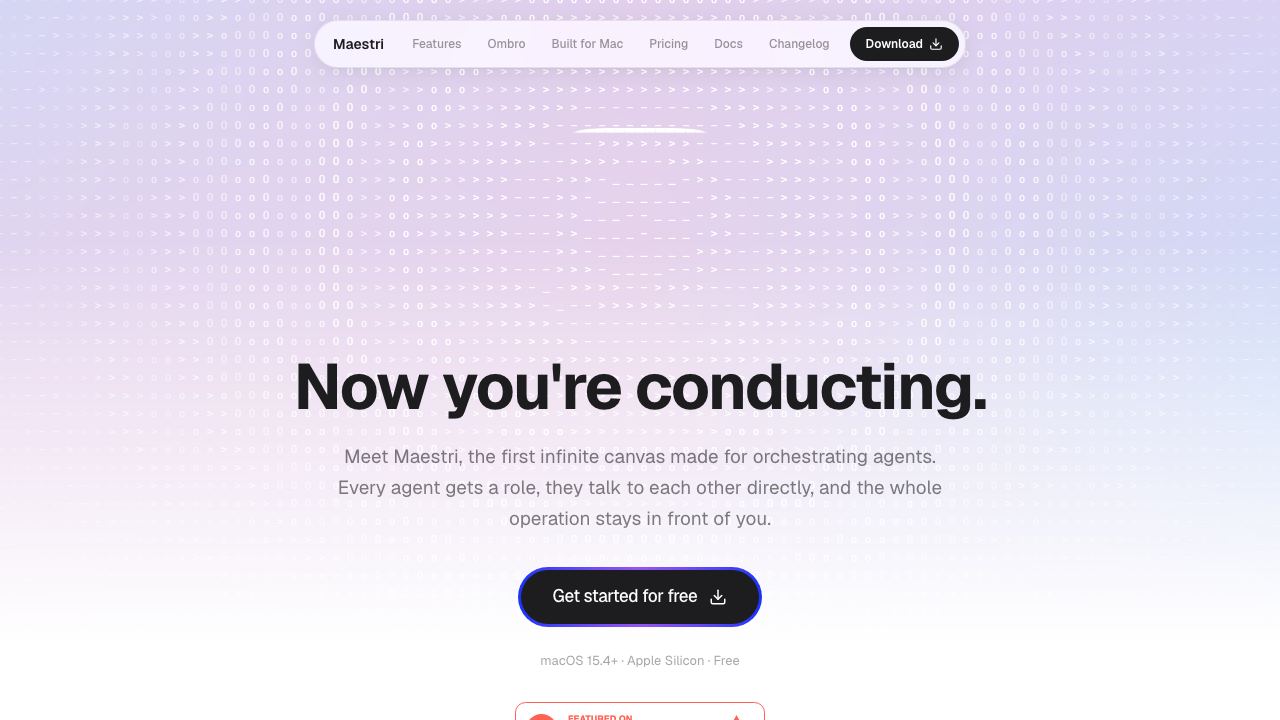 Maestri 网站截图