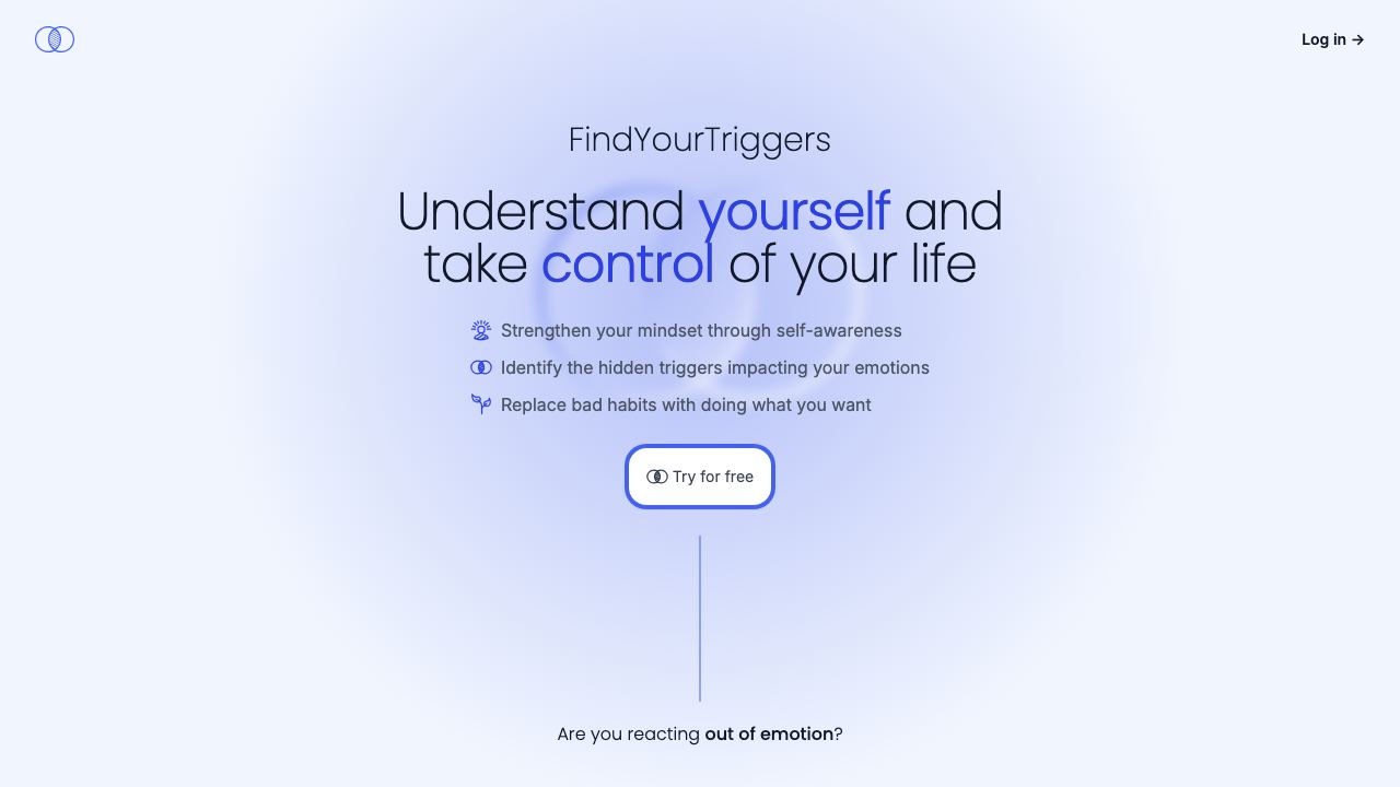 FindYourTriggers 网站截图