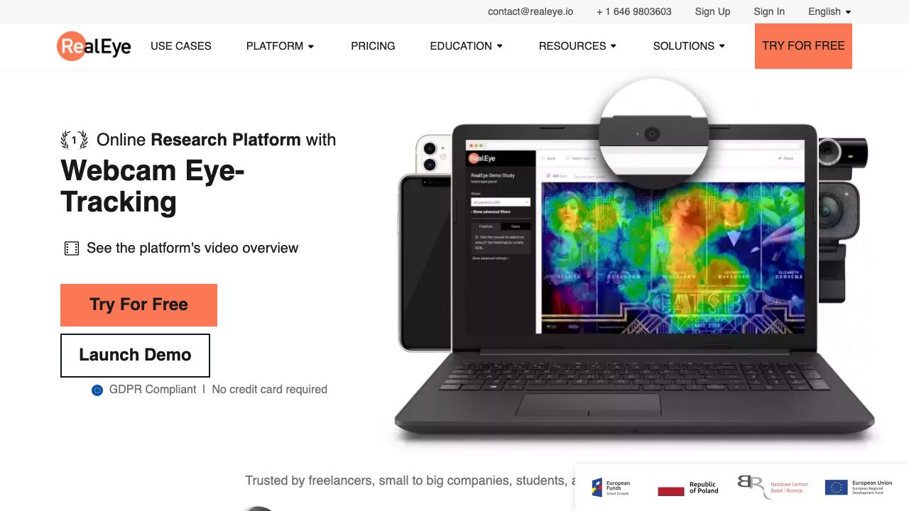 realeye.io website screenshot