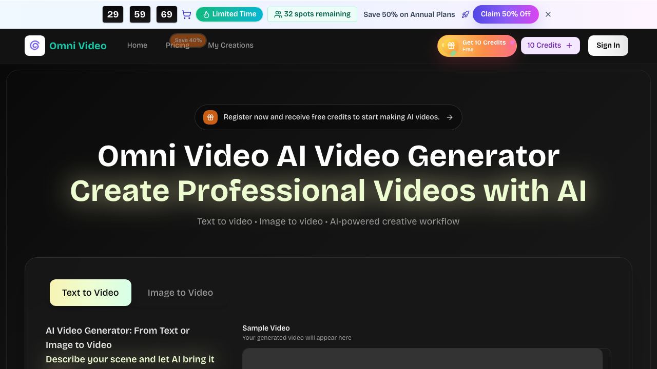 omni video - 2 网站截图