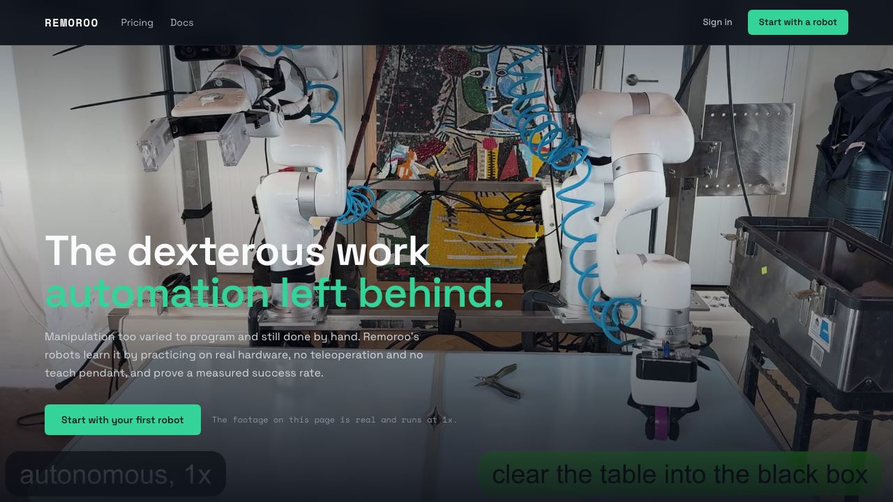 Remoroo website screenshot