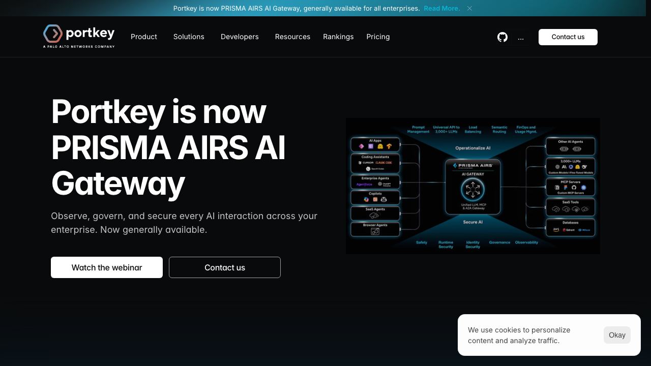 portkey.ai 网站截图