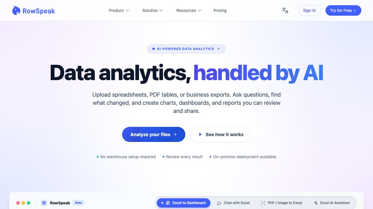 RowSpeak website screenshot