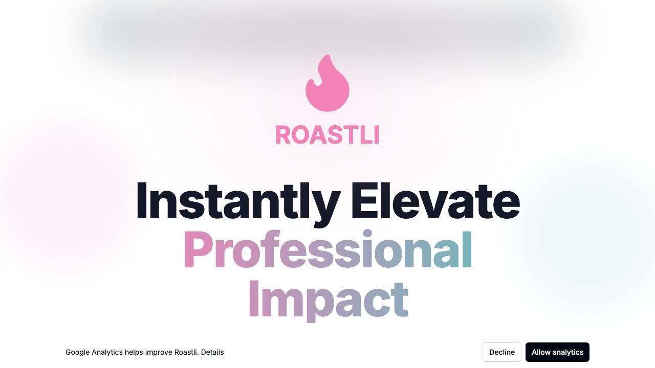 Roastli website screenshot