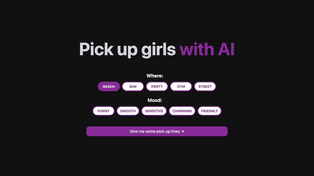 Pikup AI 网站截图