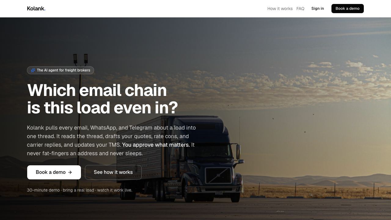 kolnak website screenshot