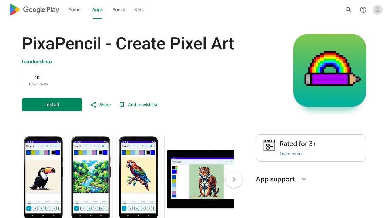 PixaPencil 网站截图