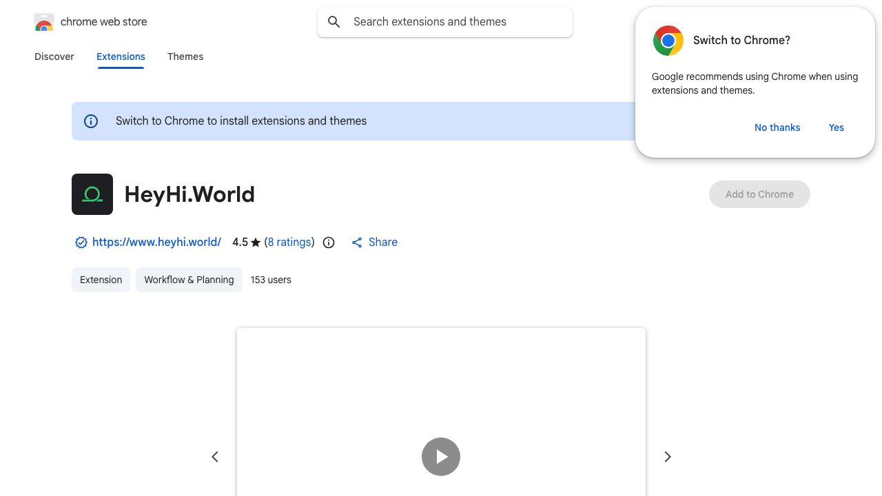 HeyHi.World website screenshot