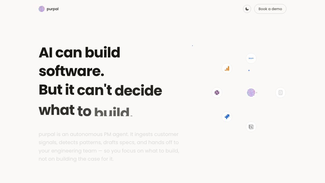 Purpal.ai website screenshot