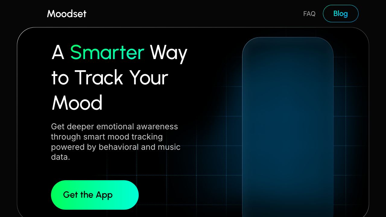 Moodset website screenshot