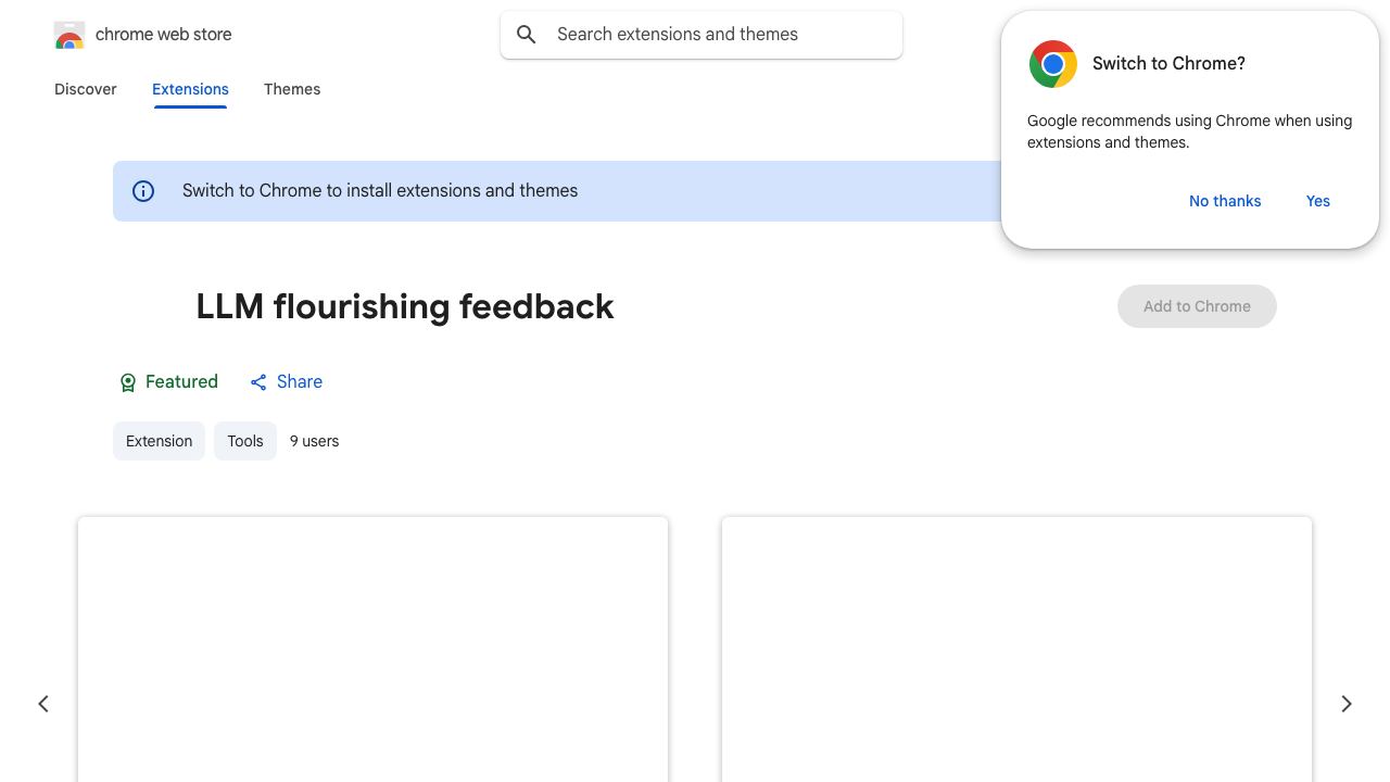 LLM flourishing feedback 网站截图