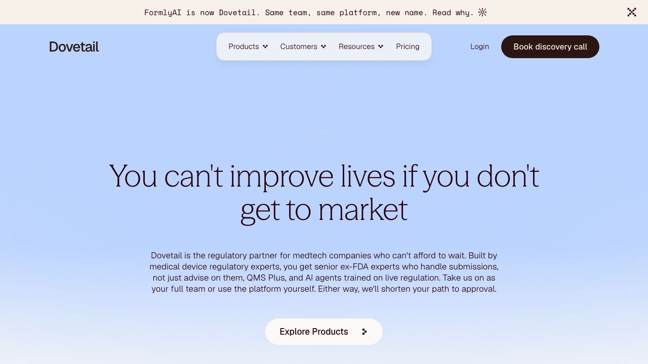 FormlyAI 网站截图