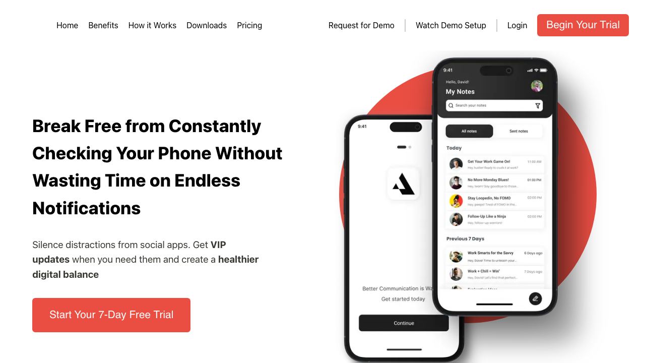 AFAnotes - AI Productivity 网站截图
