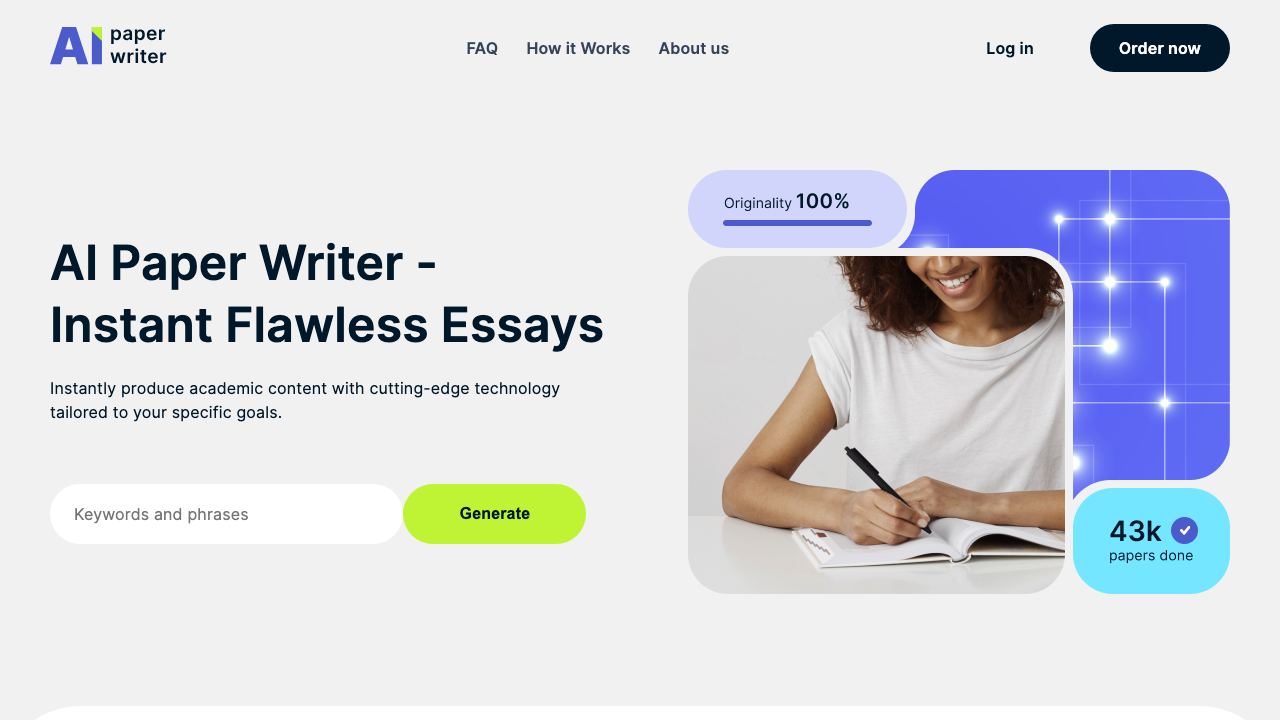 aipaperwriter.org website screenshot