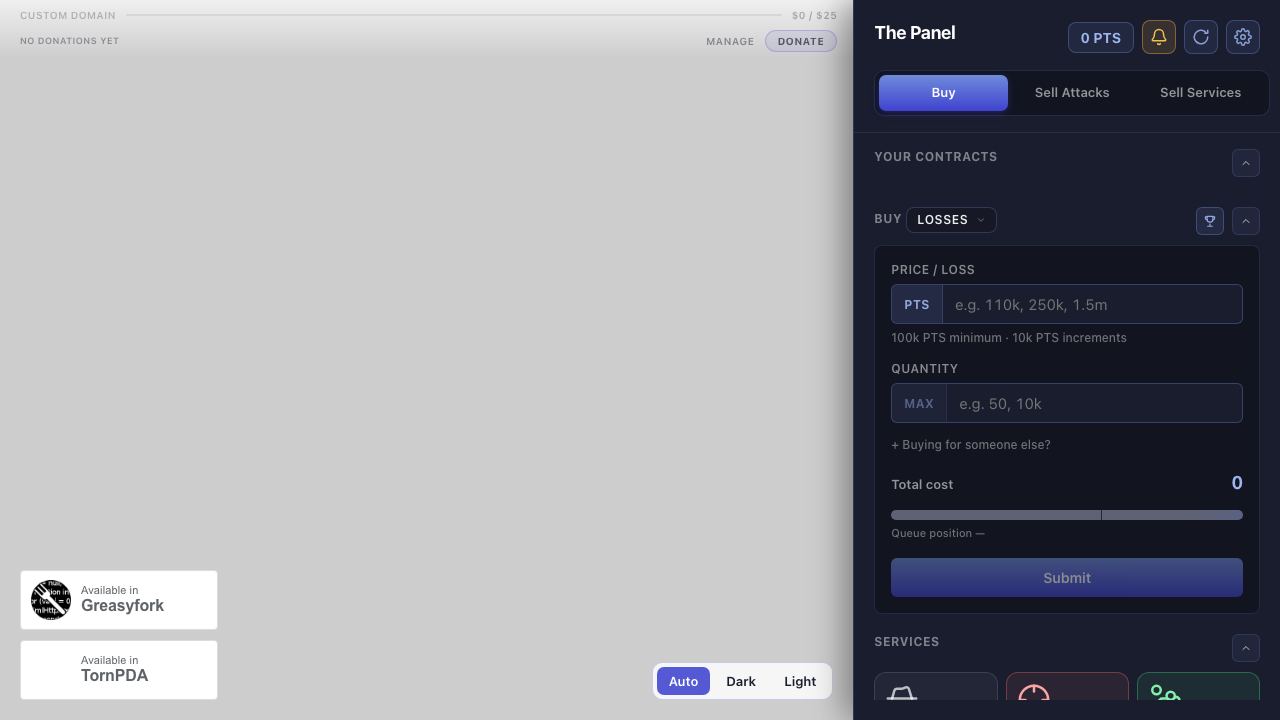 Thepanel website screenshot