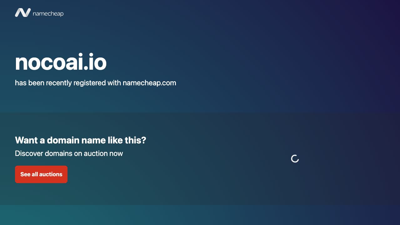 NocoAI 网站截图