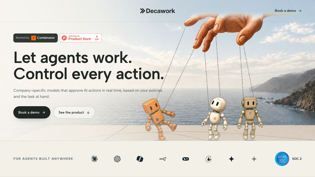 Decawork 网站截图