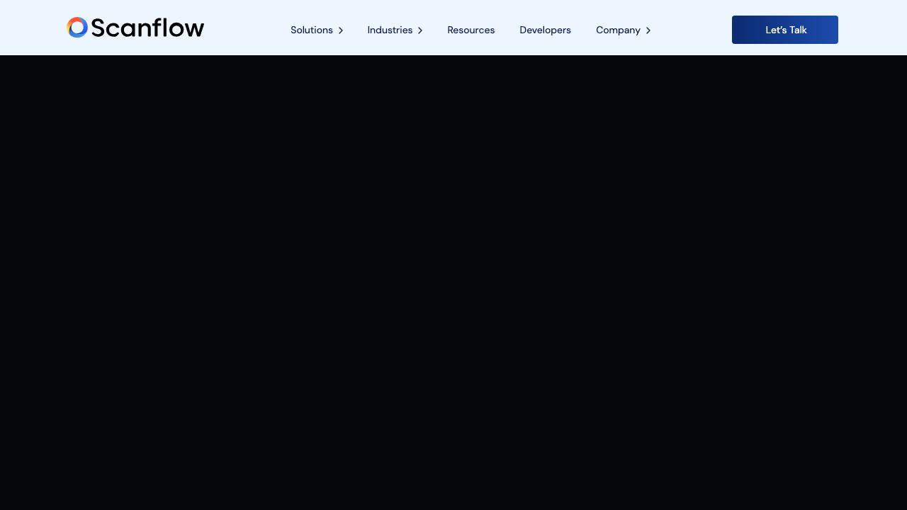 Scanflow 网站截图