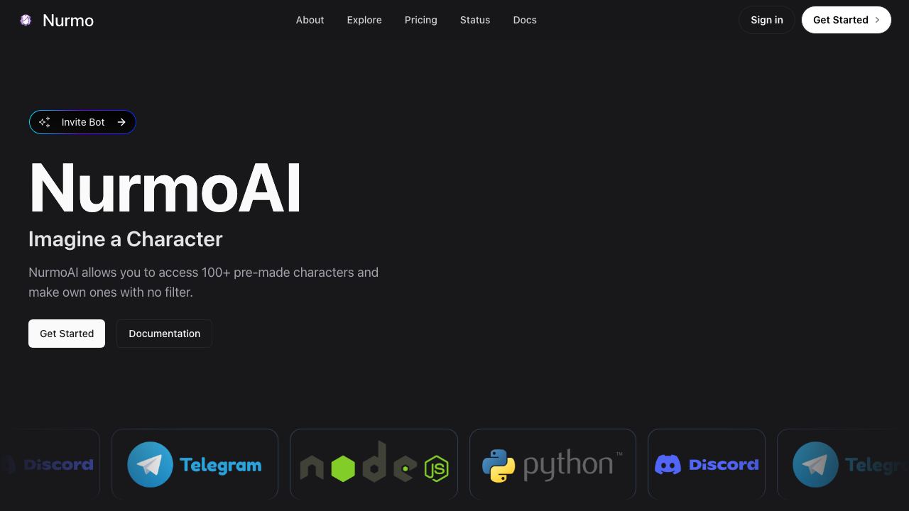NurmoAI website screenshot
