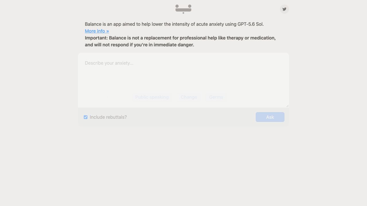 Balance 网站截图