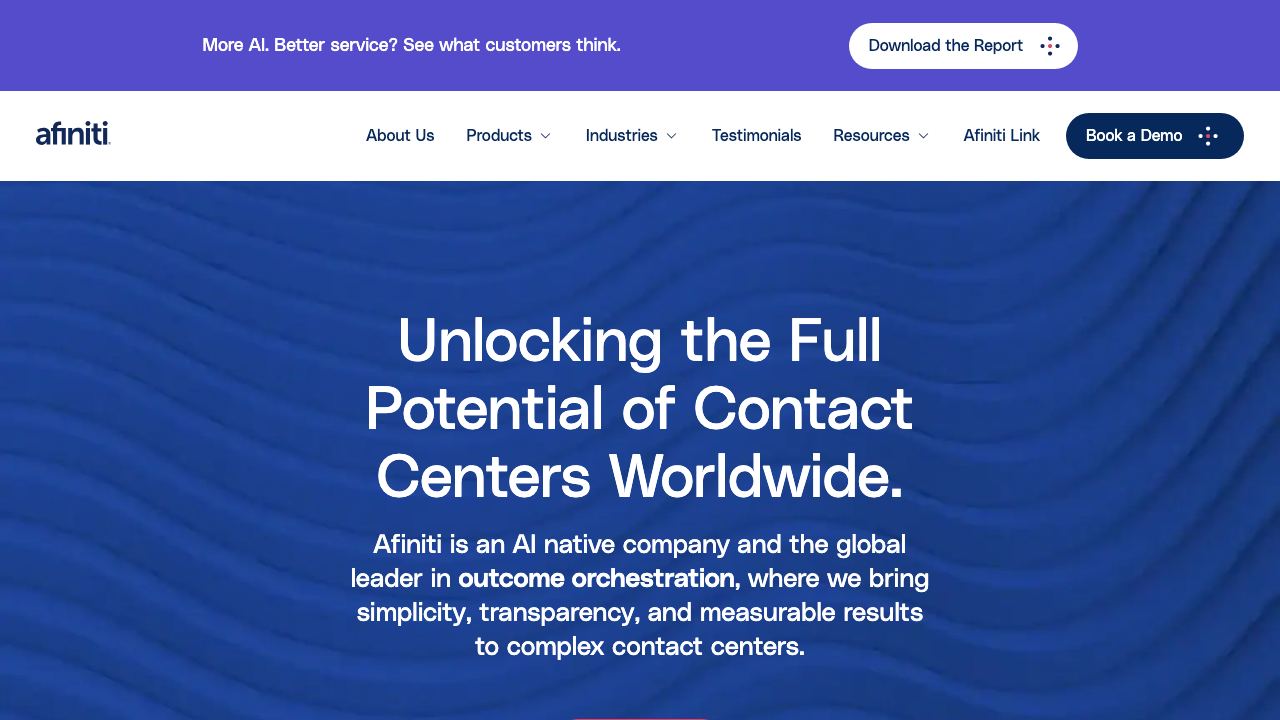 afiniti.com 网站截图
