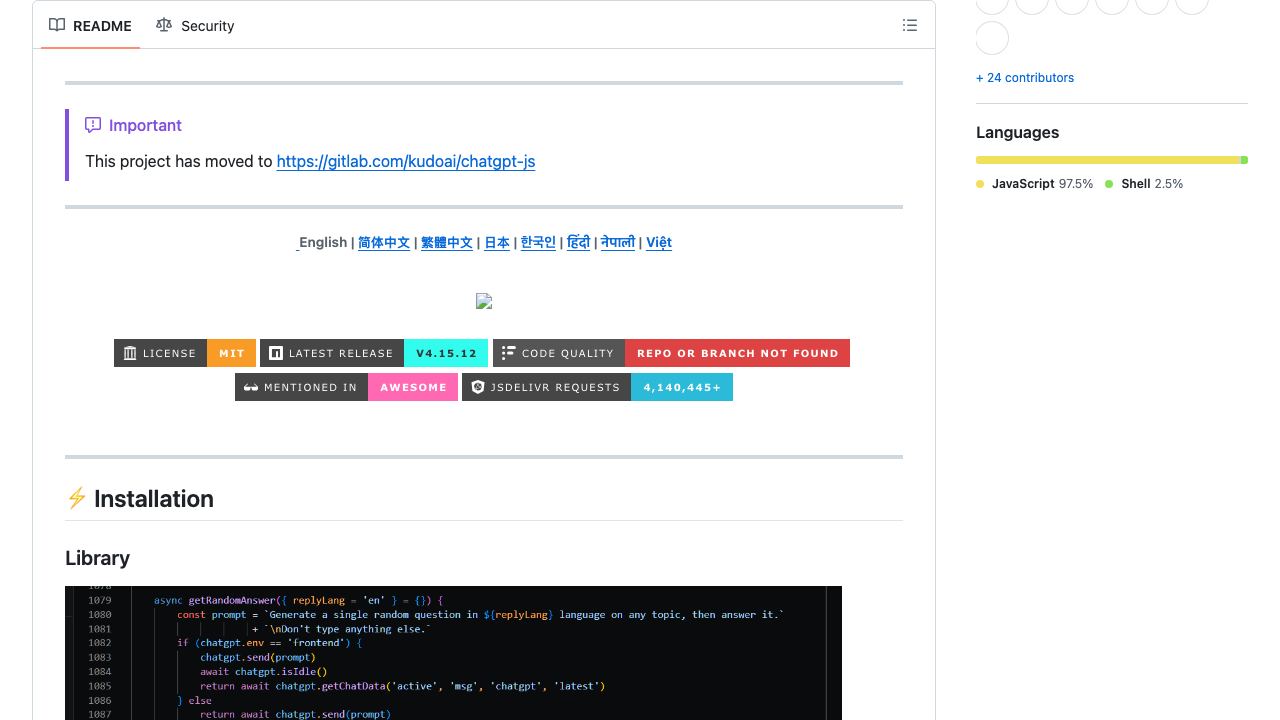 Chatgpt.js 网站截图