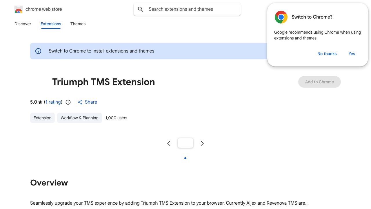 Greenscreens TMS  Supercharger 网站截图