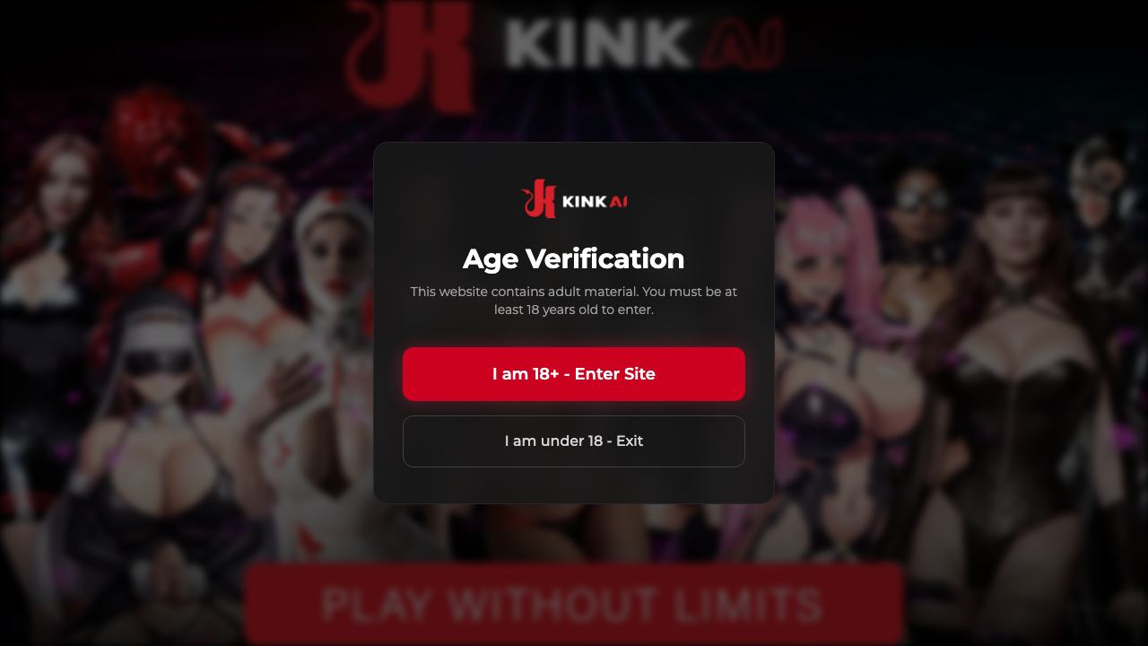 Kink AI 网站截图