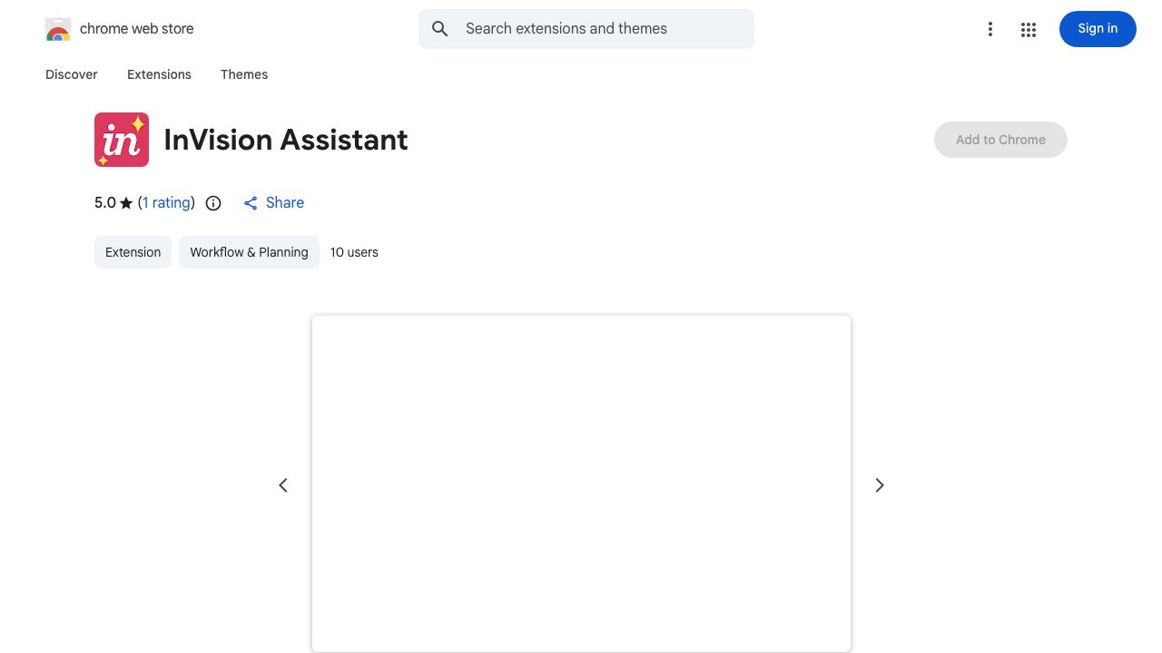 InVision Assistant 网站截图