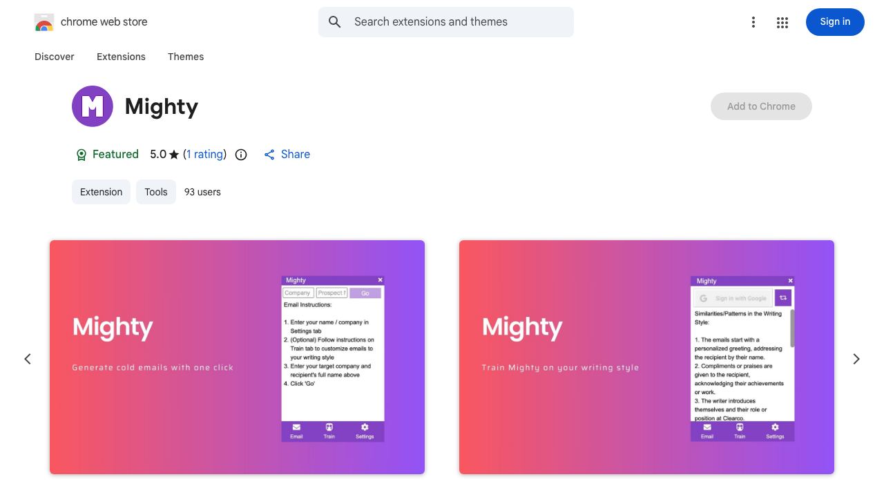 Mighty 网站截图