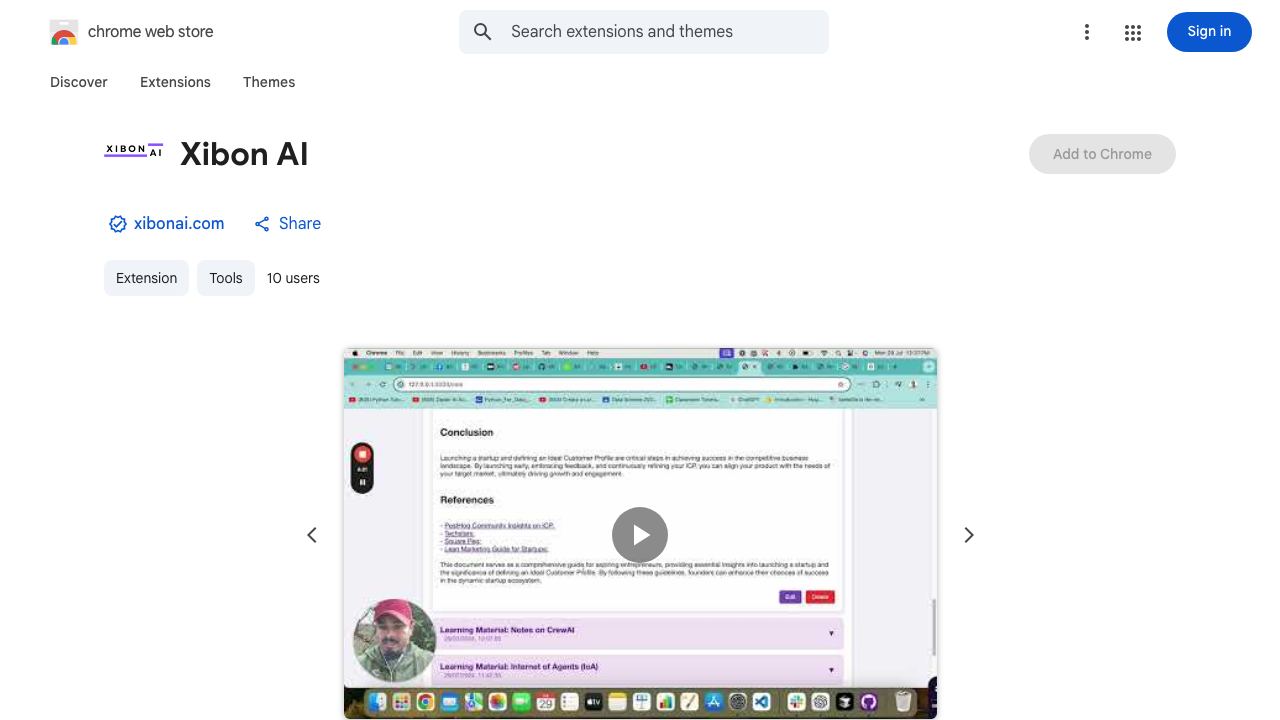Xibon AI 网站截图