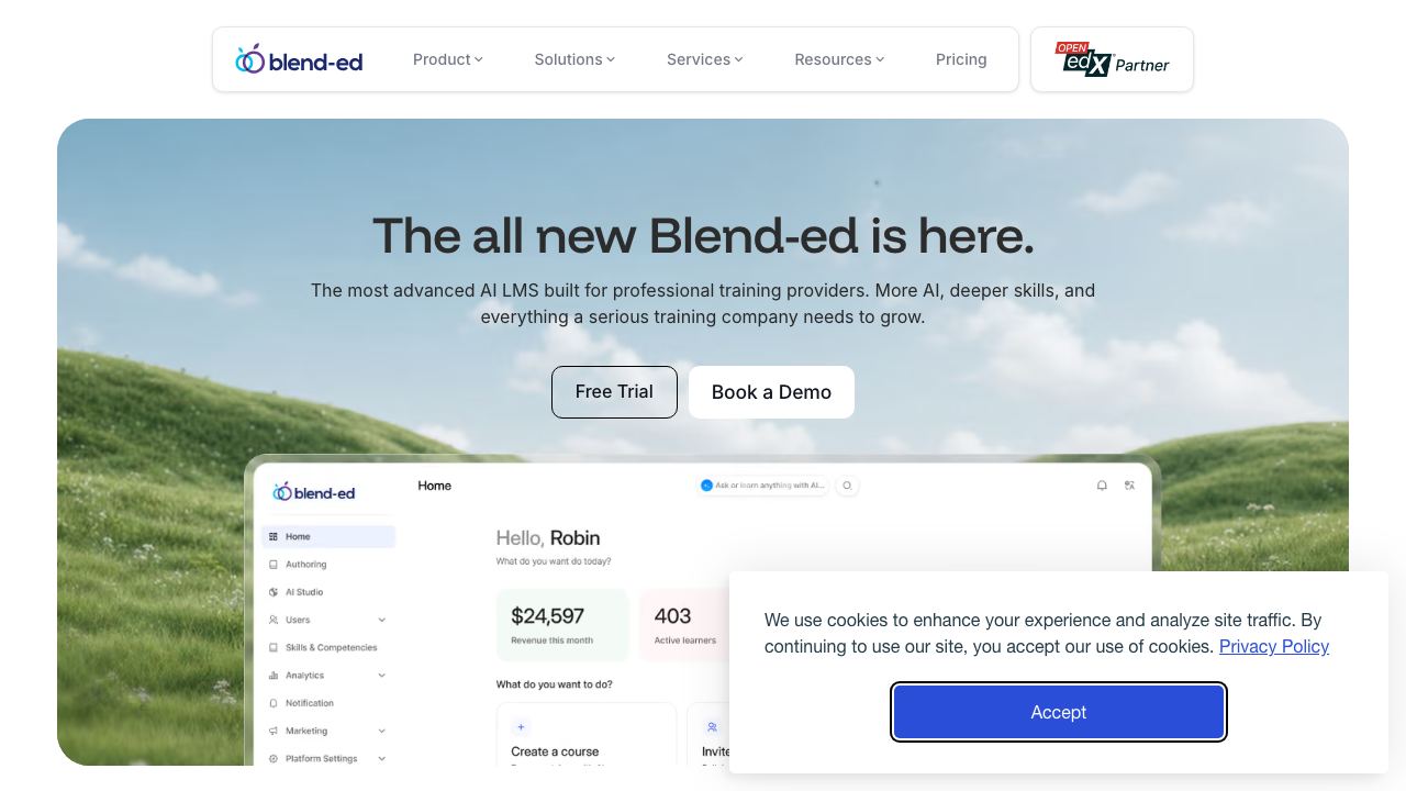 Blend-ed 网站截图
