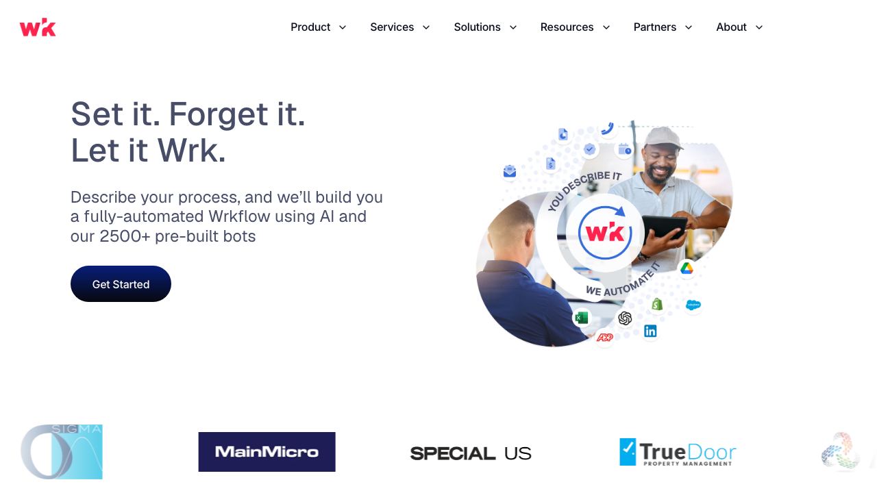 Wrk Automation 网站截图