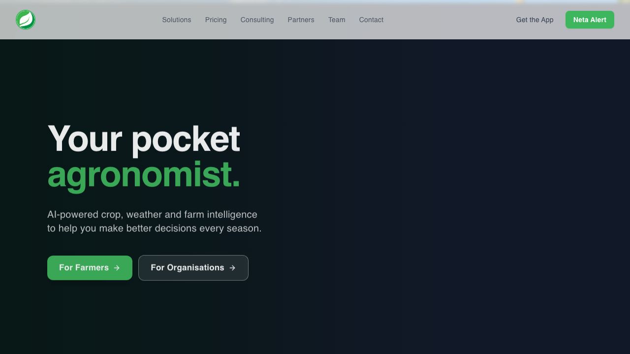 Netagrow website screenshot