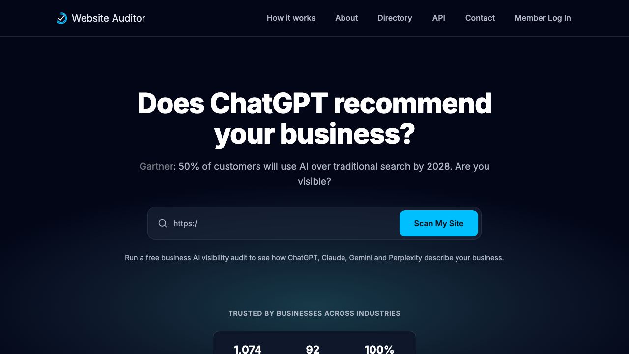 Website Auditor 网站截图