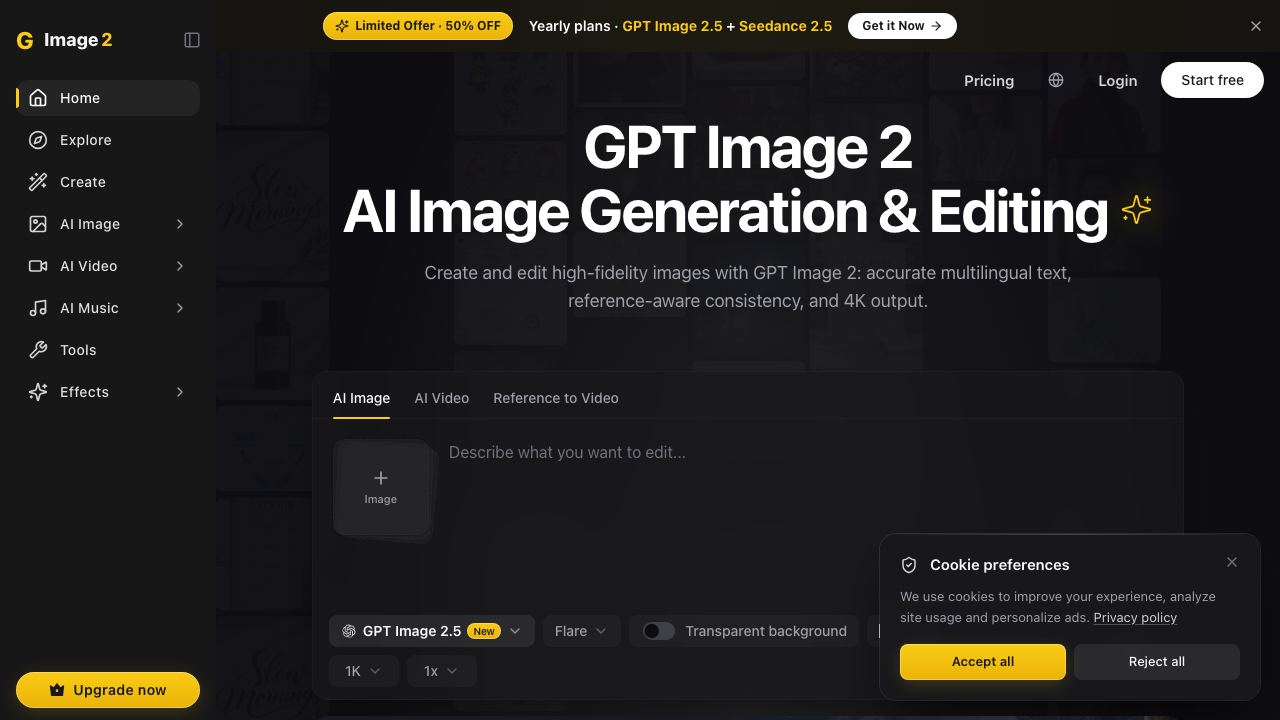 Banana AI - 2 网站截图