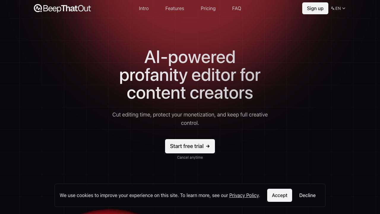 BeepThatOut 网站截图
