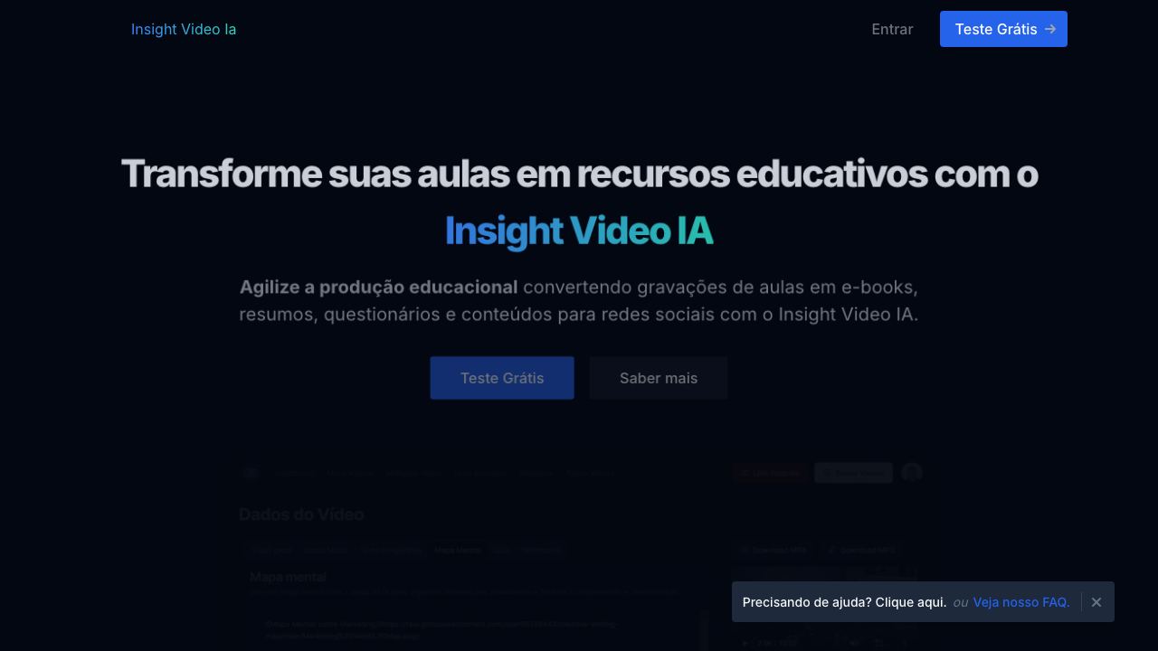 Insight Video IA 网站截图