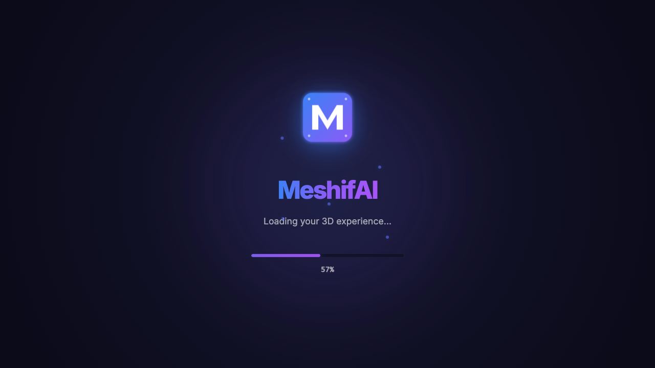 MeshifAI website screenshot