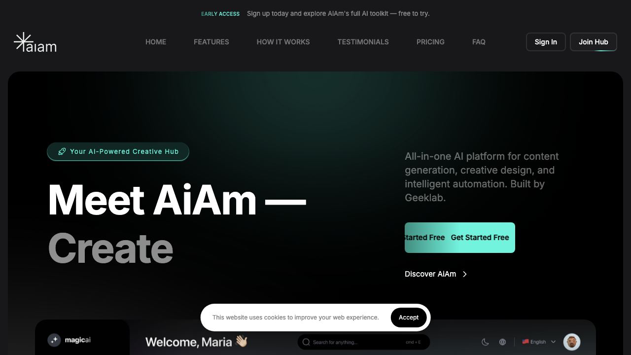 AIAM by Geeklab 网站截图