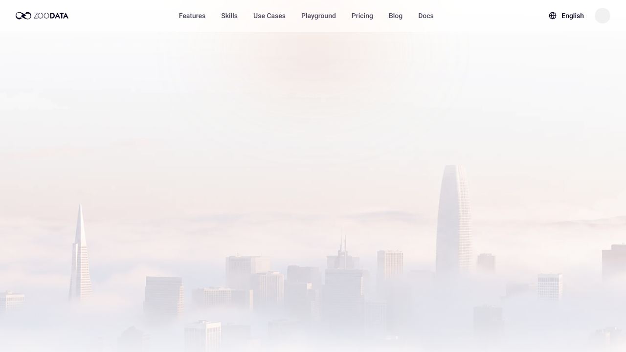 ZooData 网站截图