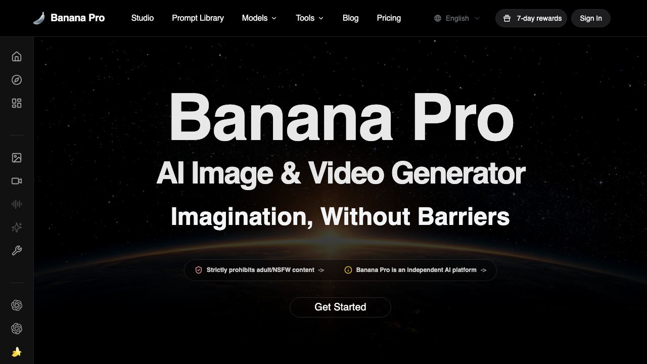 banana-pro.com 网站截图