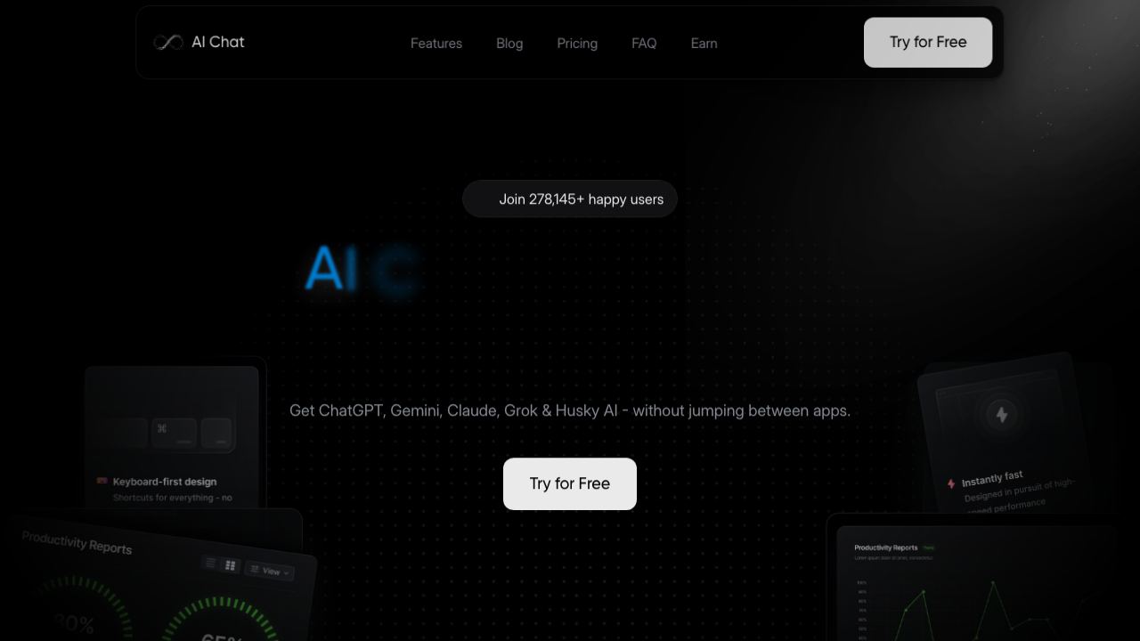 AI Chat: All Top AI Models in One App 网站截图